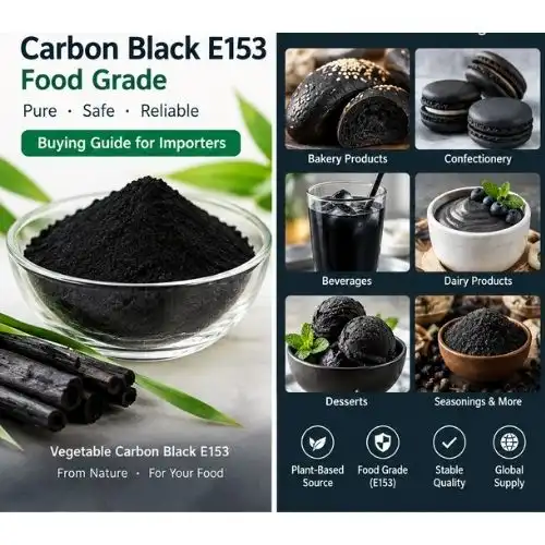Carbon Black E153 Food Grade Buying Guide for Importers